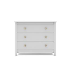 Cômoda em pinho branco, 100 x 40 x 80 cm | máx.