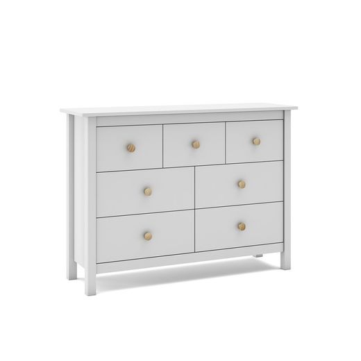 Commode en pin blanc, 110 x 40 x 80 cm | Max