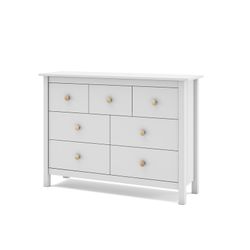 Commode en pin blanc, 110 x 40 x 80 cm | Max