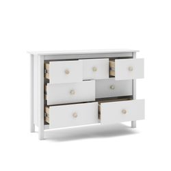 Commode en pin blanc, 110 x 40 x 80 cm | Max