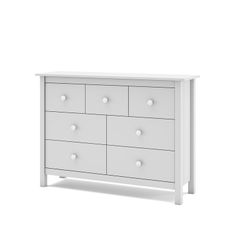 Commode en pin blanc, 110 x 40 x 80 cm | Max
