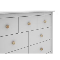 Commode en pin blanc, 110 x 40 x 80 cm | Max