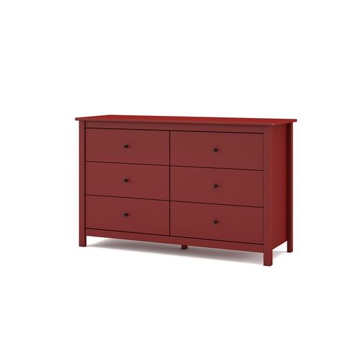 Garnet pine chest of drawers, 130 x 45 x 80 cm | misty
