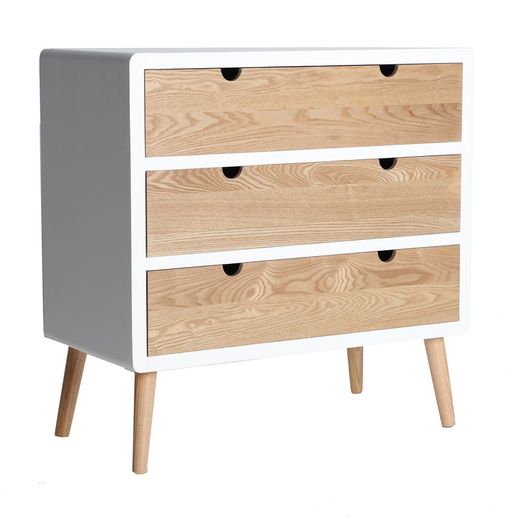 Cómoda Klek Madera de Fresno 80x40x81 cm