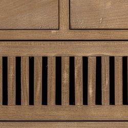 Cômoda RUTLAND em Elm e Ferro Natural/Preto, 100x45x90 cm.