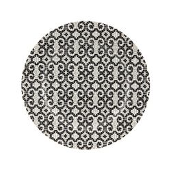 Set of 4 black and white porcelain dessert plates | Calçada Portuguesa