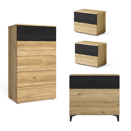 Chambre à coucher, commode, commode et 2 petites tables | Kronos-Care