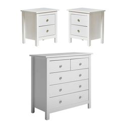 Bedroom set, chest of drawers and 2 small tables | bern