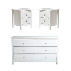 Bedroom set, chest of drawers and 2 small tables | bern