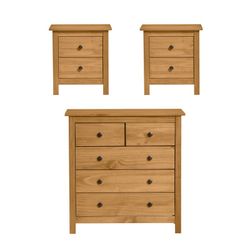 Bedroom set, chest of drawers and 2 small tables | bern