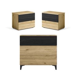 Ensemble de chambre, commode et 2 petites tables | Kronos-Care