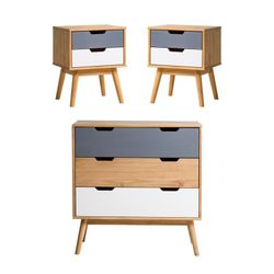 Ensemble de chambre, commode et 2 petites tables | Cuzco