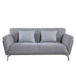 Zestaw dwóch dwu i trzyosobowych sof Pärumm Calabria kamienny szary, 185 x 90 x 80 cm / 230 x 90 x 80 cm