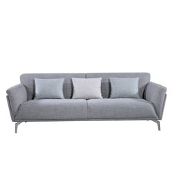 Zestaw dwóch dwu i trzyosobowych sof Pärumm Calabria kamienny szary, 185 x 90 x 80 cm / 230 x 90 x 80 cm