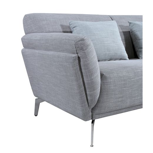 Zestaw dwóch dwu i trzyosobowych sof Pärumm Calabria kamienny szary, 185 x 90 x 80 cm / 230 x 90 x 80 cm