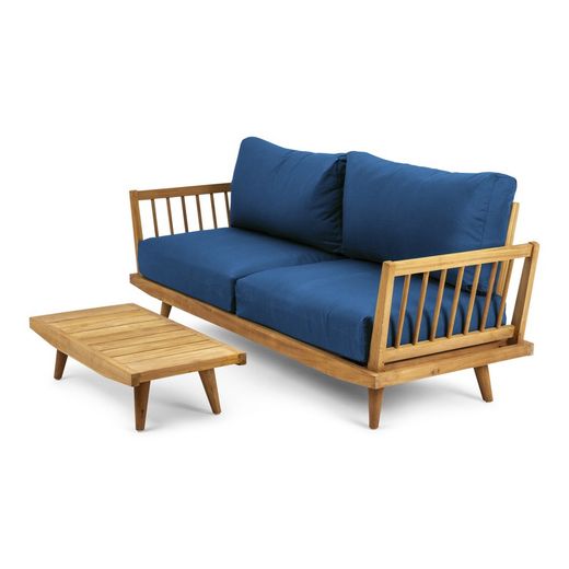 Wooden Garden Set Chillvert Jersey Sofa + Low Table