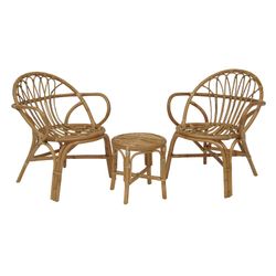 Set da giardino in rattan naturale | Parma