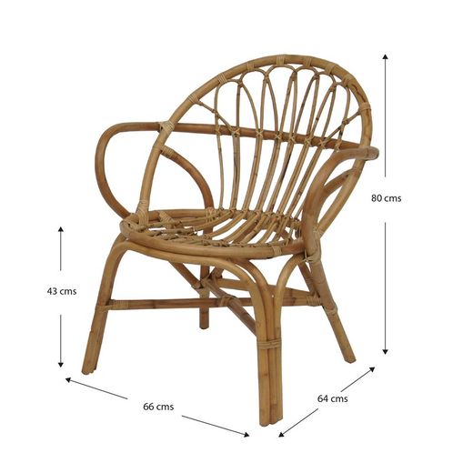 Set da giardino in rattan naturale | Parma