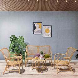 Rattan havesæt i natur | Parma