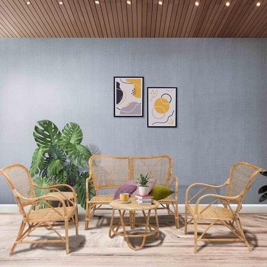 Rattan havesæt i natur | Parma