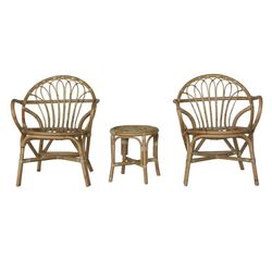 Set da giardino in rattan naturale | Parma