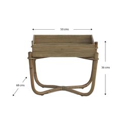 Rattan garden set in natural and white | Parma