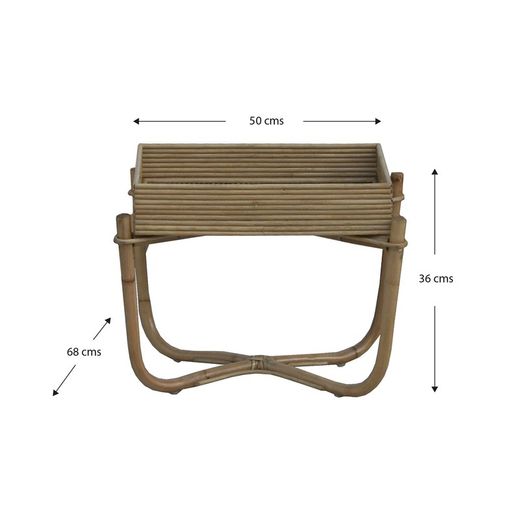 Rattan garden set in natural and white | Parma