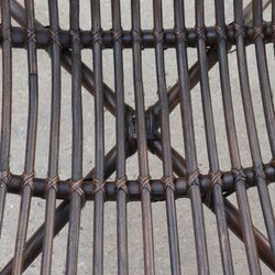 Natural Rattan Garden Set 1 Sofa + 2 Armchairs + 1 Table