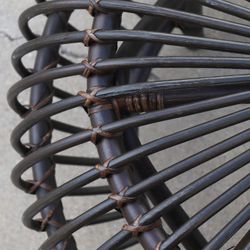 Natural Rattan Garden Set 1 Sofa + 2 Armchairs + 1 Table