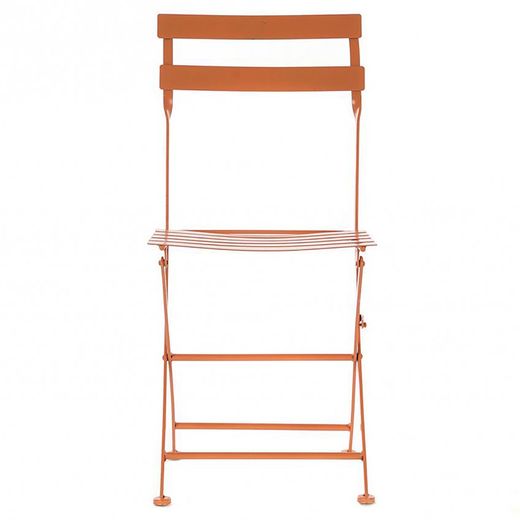 Coral Metal Garden Table and 2 Chairs Set