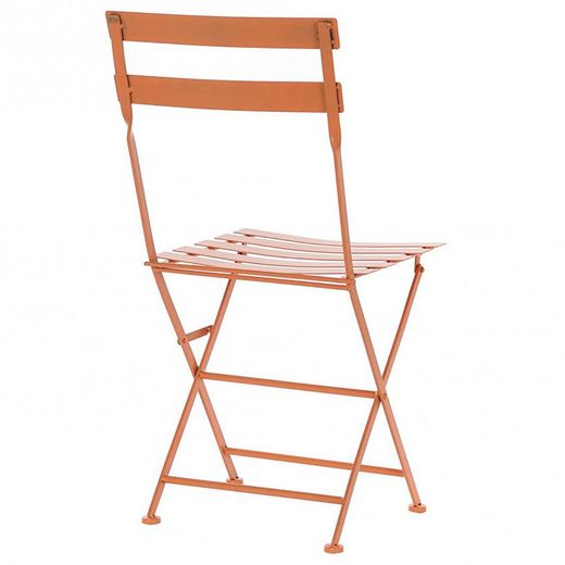 Coral Metal Garden Table and 2 Chairs Set