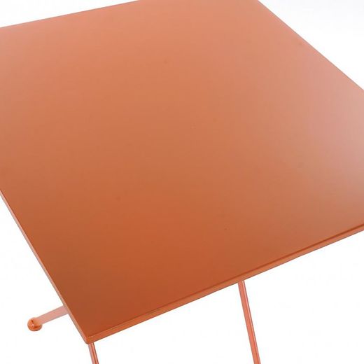 Coral Metal Garden Table and 2 Chairs Set