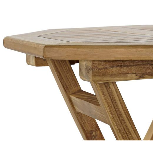 Ensemble table et 2 chaises de jardin en teck