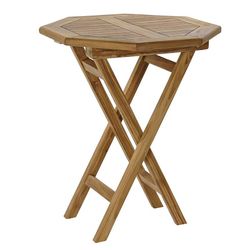 Ensemble table et 2 chaises de jardin en teck
