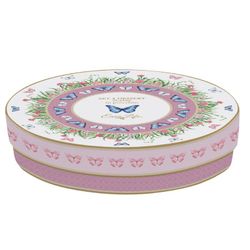 Conjunto de pratos de sobremesa em porcelana multicolor | Desfile da Primavera