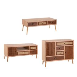 Living room set consisting of sideboard, TV unit and coffee table | Sasha