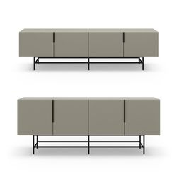 Living room set consisting of a green sideboard and TV stand | Eldia