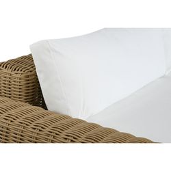 4-piece garden sofa set in beige synthetic rattan, 248 x 85 x 80 cm | Sea Side