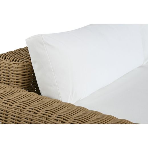 4-piece garden sofa set in beige synthetic rattan, 248 x 85 x 80 cm | Sea Side