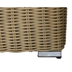 4-piece garden sofa set in beige synthetic rattan, 248 x 85 x 80 cm | Sea Side