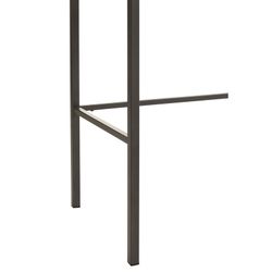 Console 3 Tiroirs Bois Naturel/Noir et Métal, 120x41x77.5 cm