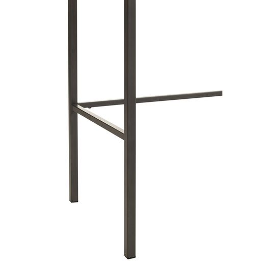 Console 3 Tiroirs Bois Naturel/Noir et Métal, 120x41x77.5 cm