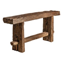 BADAI Red Mango Wood Console, 183x33x75 cm.