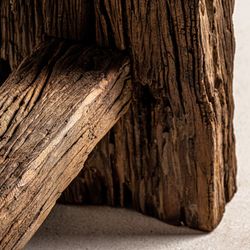 BADAI Red Mango Wood Console, 183x33x75 cm.