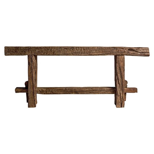 BADAI Red Mango Wood Console, 183x33x75 cm.