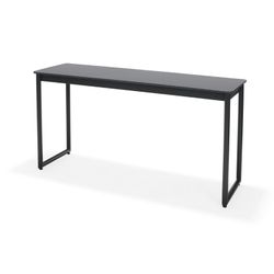 Gray aluminum console, 138 x 43 x 75 cm | Leghorn