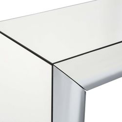 Specchio consolle e nero dm, 140x45x80 cm