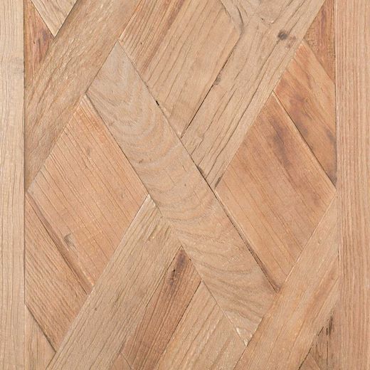 Konsol i återvunnet almträ, 160 × 45 × 76 cm