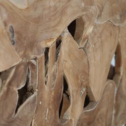 Consola de madera de teca en marrón, 120 x 45 x 80 cm | Urama