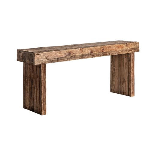Consola de madera de teca en marrón, 180 x 46 x 80 cm | Nysted